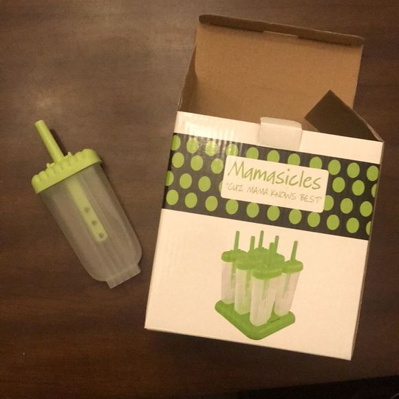 New Set of Six standing Popsicle Maker kitchen kit homemade ice pops summer pack - Picture 1 of 7